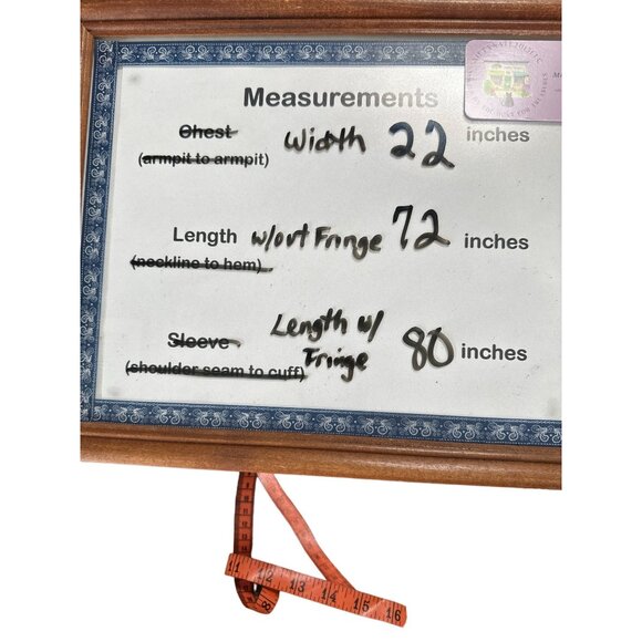 Unbranded boucle green red blue plaid 22” wide cozy soft fringed scarf - Picture 5 of 5